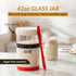 42oz SEOR Premium Sourdough Starter Kit Glass Jar Complete Sourdough Bread Baking Supplies with Banneton Proofing