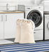 Cotton Craft 2 Pack Extra Large 100% Cotton Canvas Heavy Duty Laundry Bags - Natural Cotton, 28"x36"