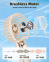 Mini Handheld Fan, Powerful 3 Speed USB Rechargeable Fan, Cute Design Battery Operated Personal Fan for Girls
