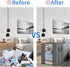 Fixwal Extra Large Blanket Storage Bags, 120L Comforter Storage Bags with Reinforced Handles, Grey