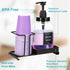 Summark Holder,24 OZ Mouthwash Dispenser for Bathroom,Mouth Wash Pump Bottle with Stainless Steel Cup Refillable Clear