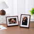 6x8 inch, 4x6 inch, 8x6 inch Wooden Photo Frame with Mat to fit Photo Natural Walnut Wood Small Picture Frames