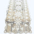 Damanni White Rectangular Cotton Handmade Crochet Lace Table Runner Doilies, 16 Inch by 63 Inch Décor