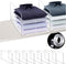mioule 8 Pack Clear Acrylic Shelf dividers, Vertical Purse Organizer for Closet Perfect