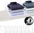mioule 8 Pack Clear Acrylic Shelf dividers, Vertical Purse Organizer for Closet Perfect