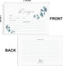 Set of 50 Premium Double Sided Recipe Cards - 4x6 Inches Thick with Plenty of Writing Space for Bridal Shower,
