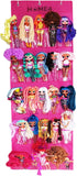 HOME4 Hanging Over The Door 25 Pockets Storage Organizer for Surprise Toys (Pink)