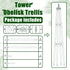 4FT 16mm Obelisk Trellis for Climbing Plants Outdoor, Rust-Proof Extra Thickened Plastic-Coated Metal Pipes, Indoor