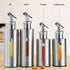 Set Kitchen,9.9oz Carafe(290ml) FEOOWV Olive Oil and Vinegar Dispenser Bottle for Clear Plastic Olive Oli with Pourers