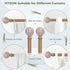 Wood Curtain Rods 18 to 60 Inch, 1 Inch Boho Adjustable Imitation Wood Grain Decorative Rods