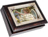 Cottage Garden May God and His Angels Burlwood Jewelry Music Box Plays