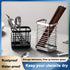 Stainless Steel Kitchen Utensil Holder, Countertop Drying Caddy, Rust-Proof Cutlery Drainer for Kitchen Utensils