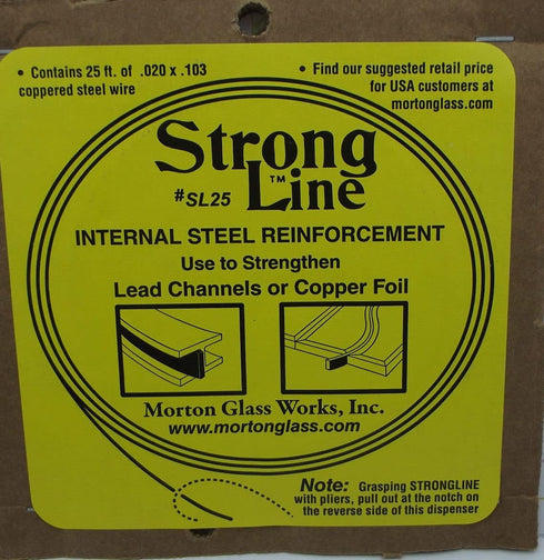 Morton Strongline Copper Restrip Reinforcement for Stained Glass
