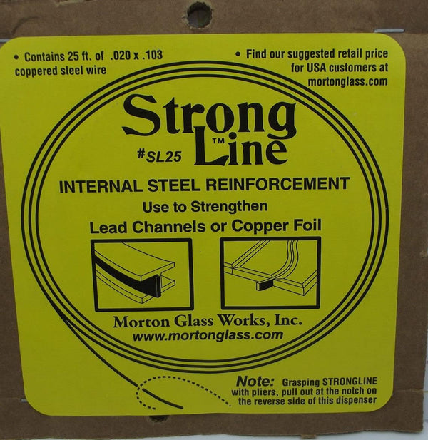 Morton Strongline Copper Restrip Reinforcement for Stained Glass
