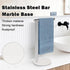 SUS304 Stainless Steel L-Shaped Hand Towel Holder, Thickened Bathroom Towel Rack for Countertop Vanity (Chrome)