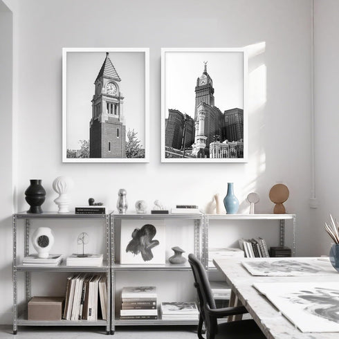 20x27, 20 27 27x20 2 Pack. Puzzle Frame for x in Posters and Art Prints, Horizontal or Vertical Wall Mounting, White