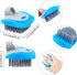 4 Aodaer Pieces Vegetable Brush Potato Scrubber Brush Silicone Hard and Soft Side Fruit Cleaning Tools for Delicate