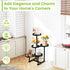 5 27 Inch Tier Metal Plant Stand Indoor, Tiered Corner Plant Holders for Multiple Plants, Tall Flower Pot Holde Display