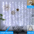 ZSJWL 300 LED White Curtain Lights, 9.8x9.8Ft DIY Fairy String Lights with Remote, 8 Modes Timer for Indoor Outdoor