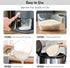 22-25 Lbs VenDotbi Rice Dispenser, Rice Container with Measuring Cup, Upgraded Built-in Fresh Box, Cereal Dispenser