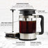 Primula 2-in-1 Coffee Maker, French Press & Cold Brew, 6 Cup Size, Durable Glass Carafe, Comfort Grip Handle