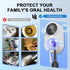 Toothbrush Holder and Cleaner Razor Holder/Dryer Light Cleaning and Air Drying Automatic Ratating Cover Rechargeable
