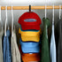 Perfect Curve Cap Rack System 36, Black – Baseball Cap Organizer with 12 Clips