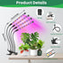 80 3 5 Dimming 6/12/16H, 360 Plant(2Pack) Garpsen Grow Light, LEDs Full Spectrum Plant Lights for Indoor Growing