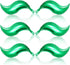 KatchOn Mermaid Tail Balloon - 25 Inch, Pack of 6 | Foil Curve Balloon for Garland | Green Mermaid Birthday Decorations
