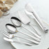 BEWOS 20-Piece Large Serving Utensil Set, Includes Spoons, Tongs, Forks, Cake Server, Stainless Steel, Dishwasher Safe