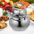 BESTonZON Whistling Tea Kettle - 14cm Stainless Steel Water Boiler with Infuser for Induction and Gas Stove