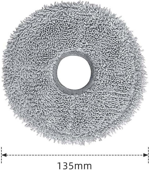 Replacement Mop Cloth Pad for Dreame X40/X40 Pro/X40 Ultra Robot Vacuum Cleaner, 6 Mop Pads Included