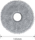 Replacement Mop Cloth Pad for Dreame X40/X40 Pro/X40 Ultra Robot Vacuum Cleaner, 6 Mop Pads Included