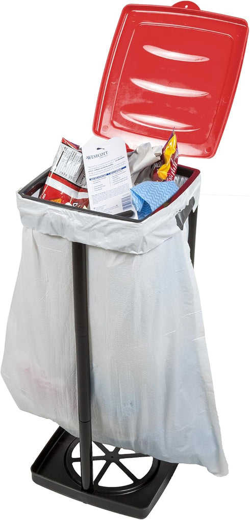 13-Gallon Portable Trash Bag Holder Collapsible Garbage Bin for Indoor/Outdoor Use, Camping, Recycling, and Parties