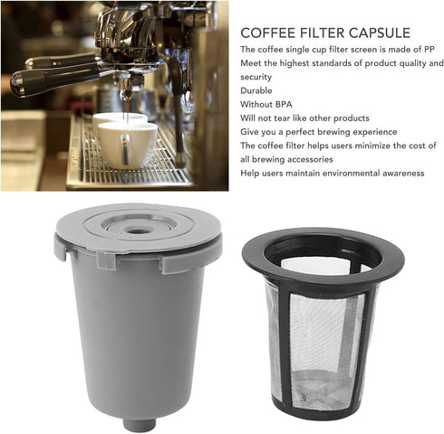 Bpa Free Coffee Pod Pp Single Cup Filtered Coffee Reusable Capsule Cup for Cuisinart Coffee Machine