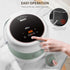Bear Rice Cooker 3 Cups (Uncooked), 3D Heating & Fuzzy Logic, Healthy Nonstick Small Rice Cooker, White