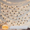 Decute 100 LED 50 Photo Clips String Lights, 33FT Starry Fairy Lights for Hanging Pictures, USB Powered with Switch,