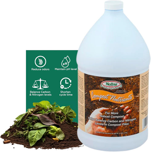 Medina Compost Nutrients - Compost Activator & Accelerator for Soil Improvement with