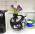 Coffee Pod Holder,K Cup Holders for Counter,Large Capacity Keurig K-cup Organizer, Nespresso Vertuo Coffee Station Organizer,Metal Coffee Pods Storage (Black)