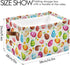 Senya Easter Basket - Foldable Fabric Collapsible Storage Bins Organizer Bag for Clothes