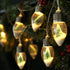 2Pcs Christmas Snow Globe String Lights Indoor Decorations 6.6 FT Battery Operated