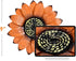 YEAHOME Sunflower Wall Decor - 9 inch Metal Flower Art Decorations, Set of 3 Handmade Hanging for Home, Indoor or