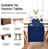48 Inches 12X48 Inch Farmhouse Navy Blue Table Runner Dining Table Runners Long Coffee Table Runner for Dresser Living