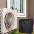 uxcell Air Conditioner Cover, 26"x26"x32" Outdoor Unit Square Vertical Protective Cover (Black)