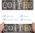 Rustic Farmhouse Kitchen Decor Sign | Printed Wall Hanging Coffee Bar Plaque | 16x5 inches
