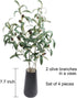 SHACOS 4 PCS 28 inch Artificial Olive Branches - Faux Tree Branches for Home Wedding Shop Office Garden Decor
