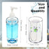 19.6 oz Countertop(1 Set) Patelai Mouthwash Dispenser with Cup Holder Clear Acrylic Refillable Mouth Wash Pump Bottle