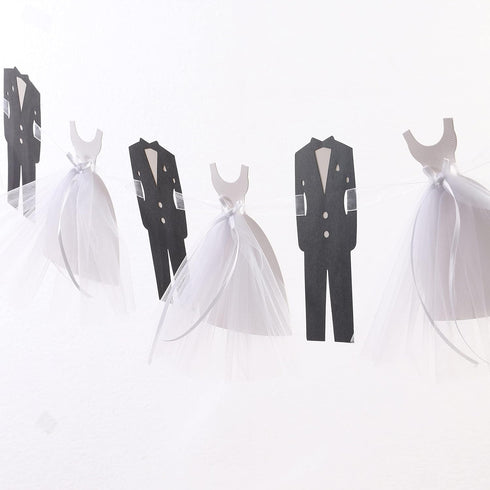 Bridal Shower Decorations - Wedding Banners, Engagement Party Table Decor, Bride to Be Chair Banner
