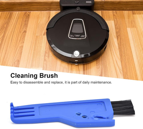 ABS Dust Brush for Vacuum Cleaner, Fits Handheld and Sweeping Robot (Blue)