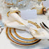 Metal Spiral Napkin Rings, Round Serviette Holder Buckles for Dinner, Holiday Parties, Set of 6 (Silver)